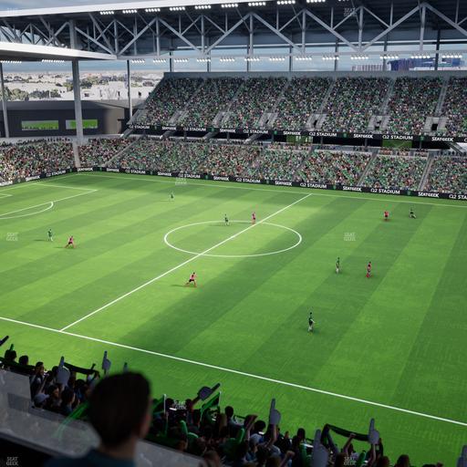 Q2 Stadium - Section Porch Loge 5 Seat View