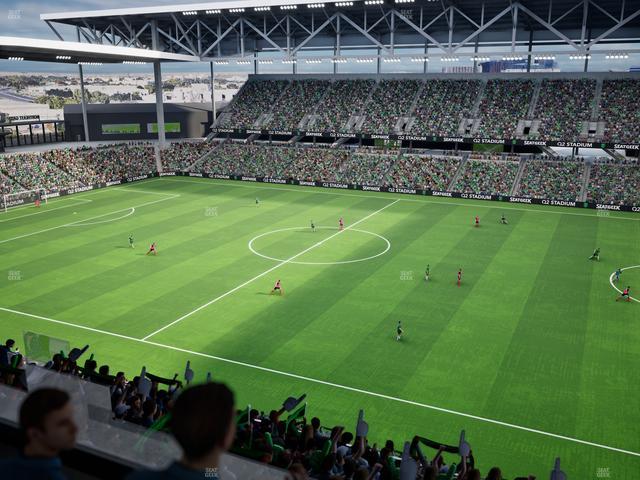 Q2 Stadium - Section Porch Loge 5 Seat View