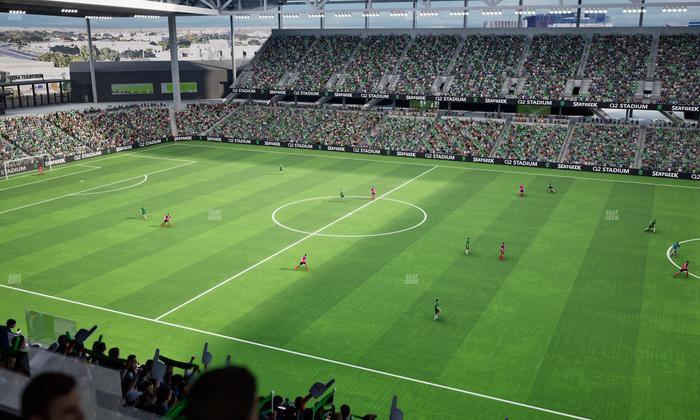 Q2 Stadium - Section Porch Loge 5 Seat View