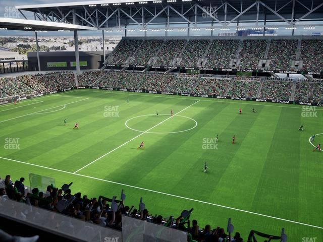 Q2 Stadium - Section Porch Loge 5 Seat View