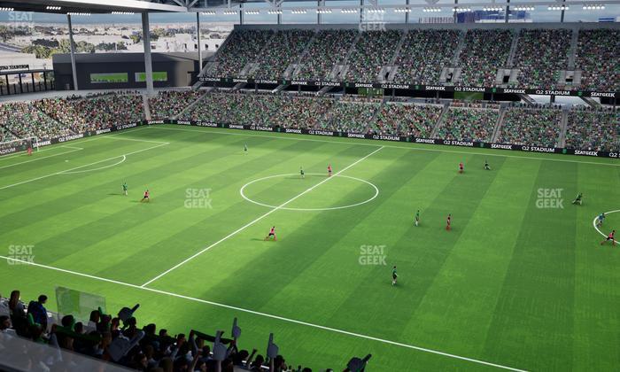 Q2 Stadium - Section Porch Loge 5 Seat View