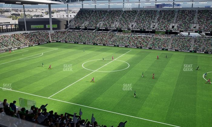 Q2 Stadium - Section Porch Loge 5 Seat View