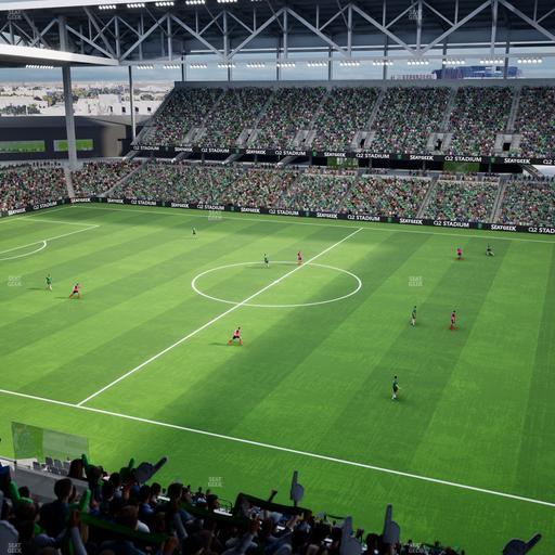 Q2 Stadium - Section Porch Loge 6 Seat View