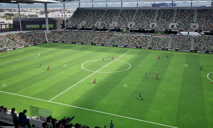 Q2 Stadium - Section Porch Loge 6 Seat View