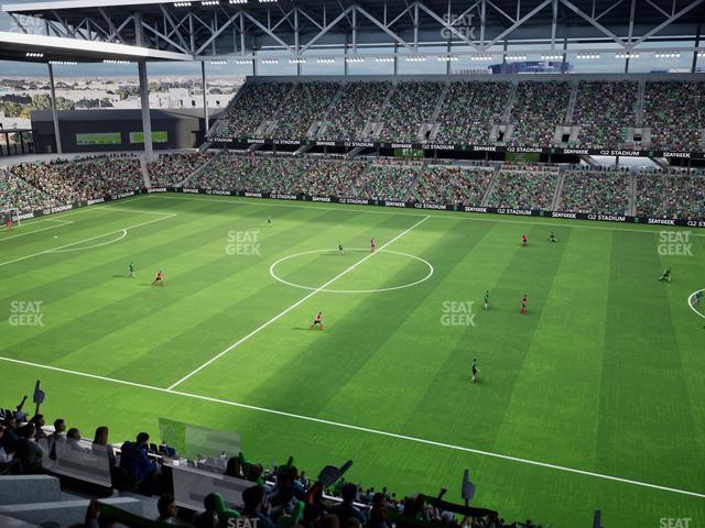 Q2 Stadium - Section Porch Loge 6 Seat View