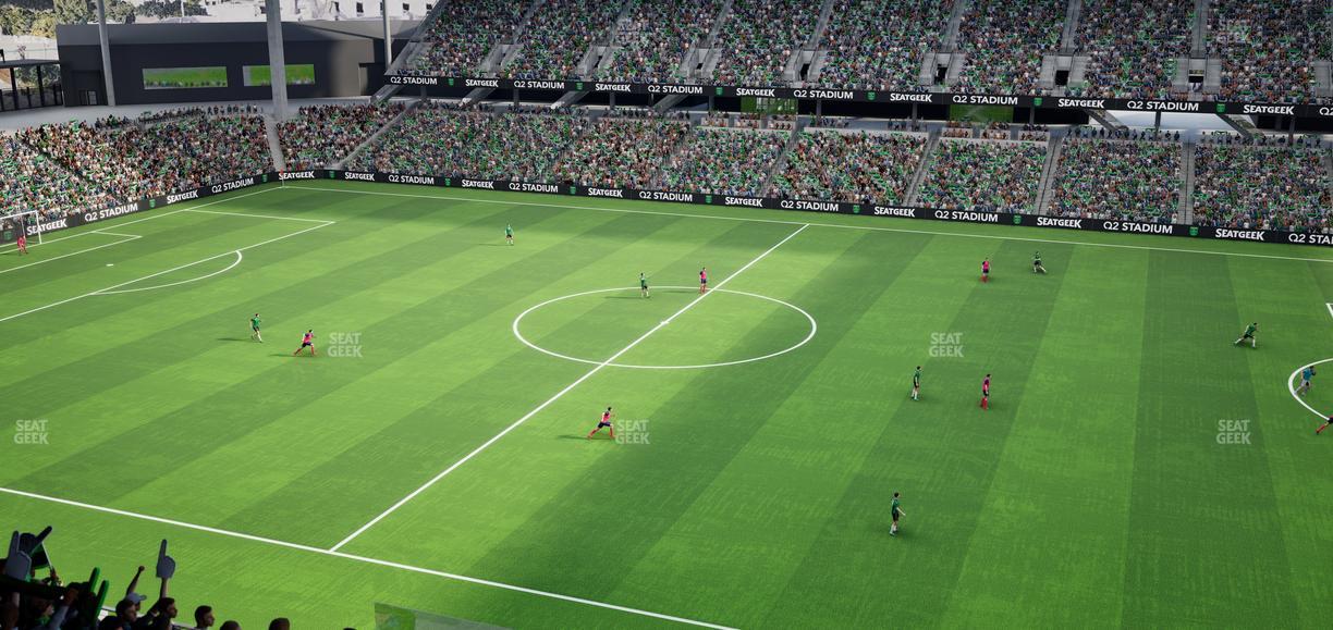 Q2 Stadium - Section Porch Loge 7 Seat View