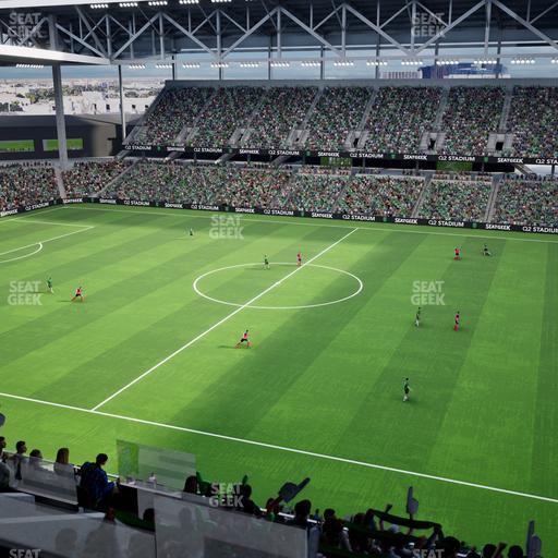 Q2 Stadium - Section Porch Loge 7 Seat View