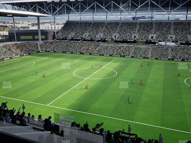 Q2 Stadium - Section Porch Loge 7 Seat View