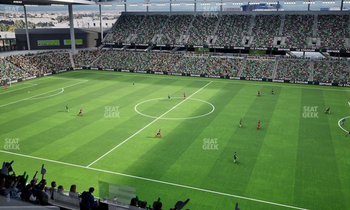 Q2 Stadium - Section Porch Loge 7 Seat View