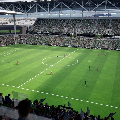 Q2 Stadium - Section Porch Loge 7 Seat View