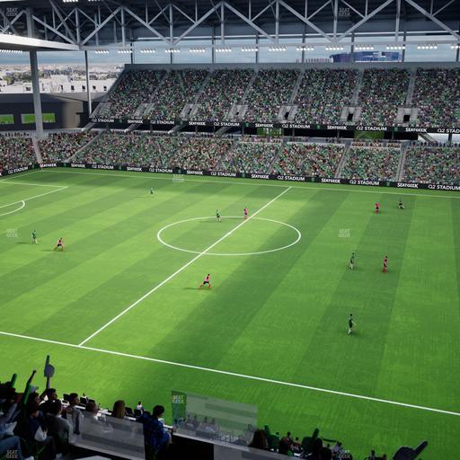 Q2 Stadium - Section Porch Loge 8 Seat View