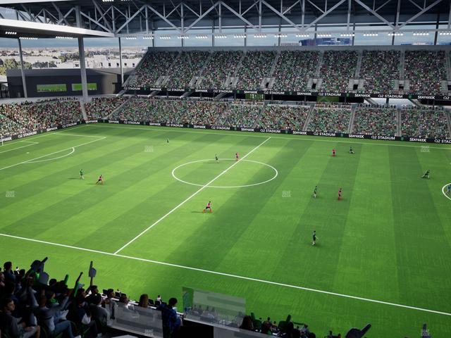 Q2 Stadium - Section Porch Loge 8 Seat View