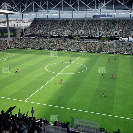 Q2 Stadium - Section Porch Loge 8 Seat View