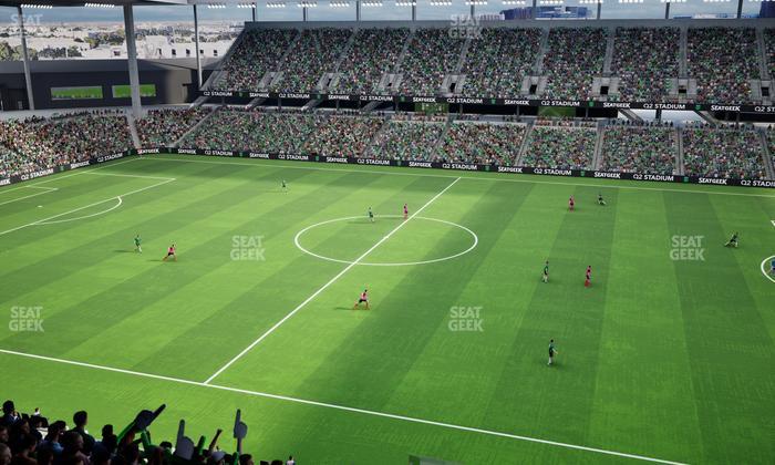 Q2 Stadium - Section Porch Loge 8 Seat View