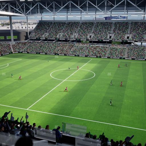 Q2 Stadium - Section Porch Loge 9 Seat View