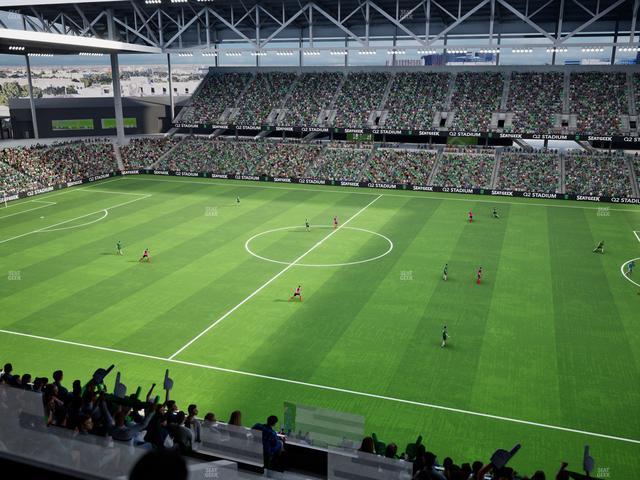 Q2 Stadium - Section Porch Loge 9 Seat View