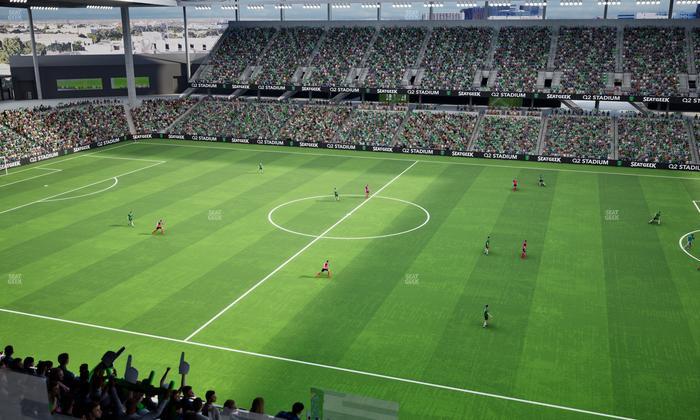 Q2 Stadium - Section Porch Loge 9 Seat View