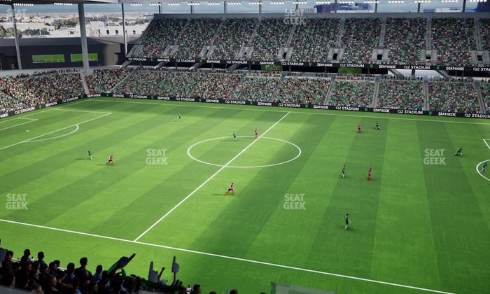 Q2 Stadium - Section Porch Loge 9 Seat View