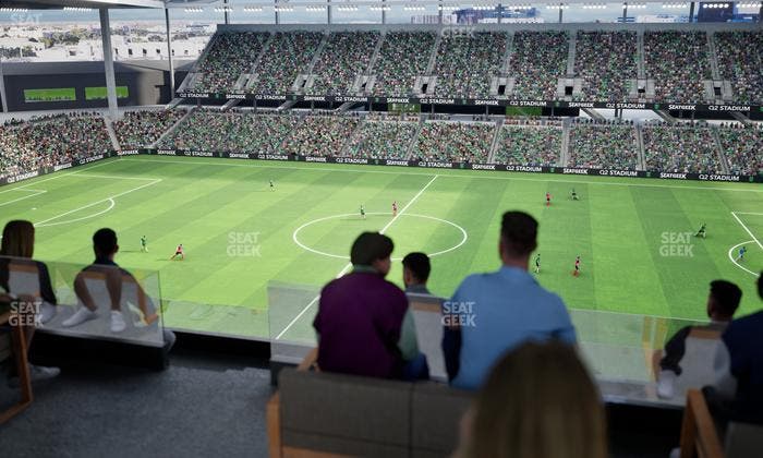 Q2 Stadium - Section Porch Table 10 Seat View