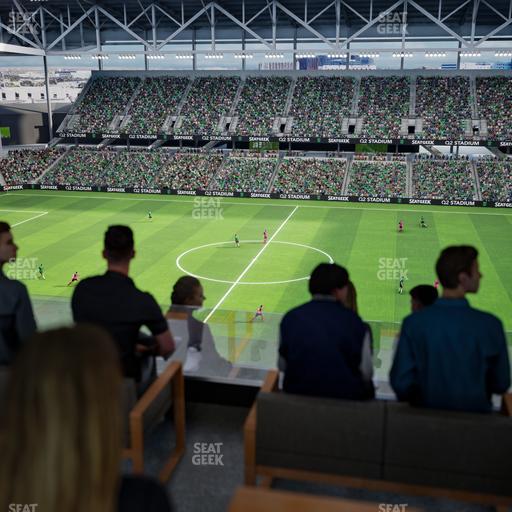 Q2 Stadium - Section Porch Table 11 Seat View