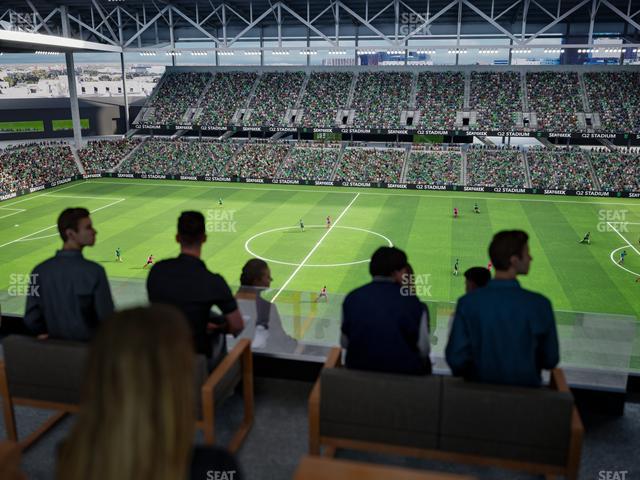 Q2 Stadium - Section Porch Table 11 Seat View