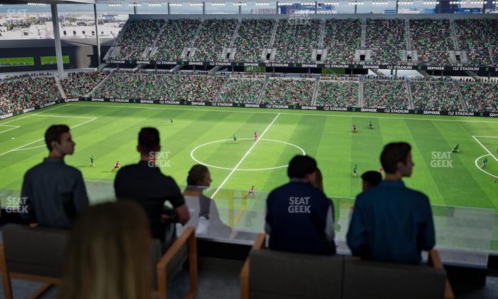 Q2 Stadium - Section Porch Table 11 Seat View