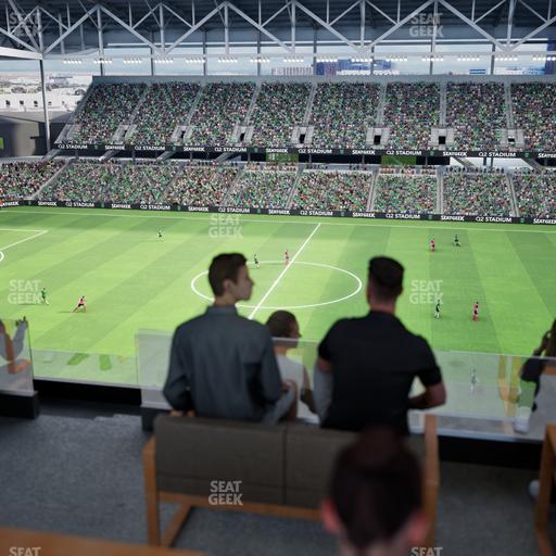 Q2 Stadium - Section Porch Table 12 Seat View