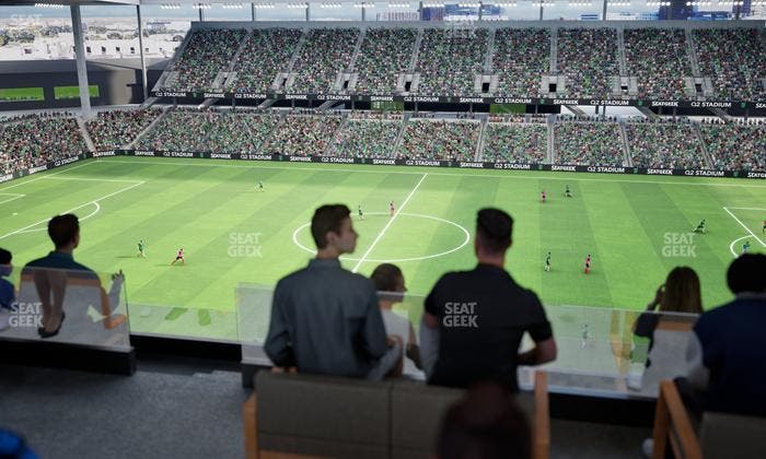 Q2 Stadium - Section Porch Table 12 Seat View