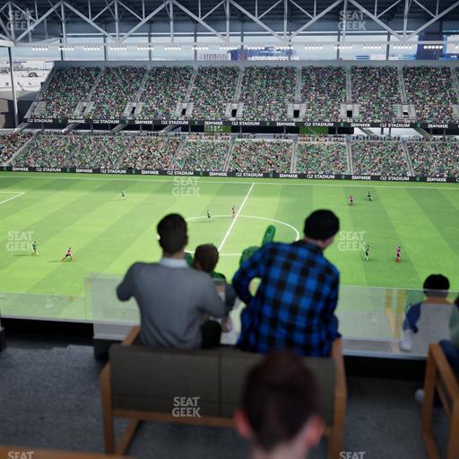 Q2 Stadium - Section Porch Table 14 Seat View