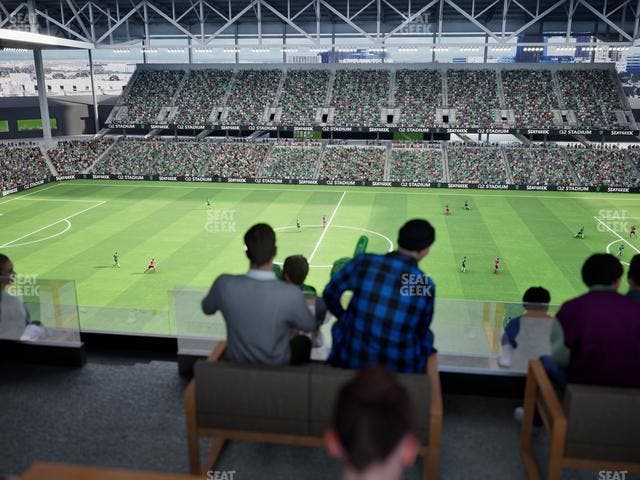 Q2 Stadium - Section Porch Table 14 Seat View