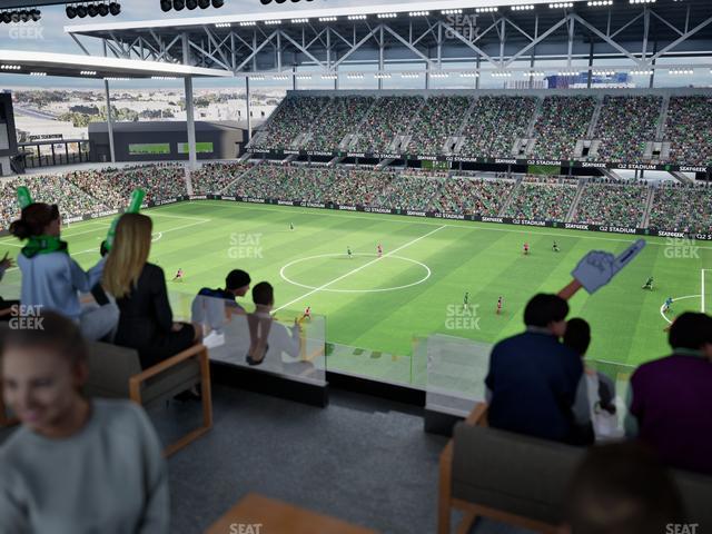 Q2 Stadium - Section Porch Table 2 Seat View