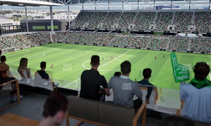 Q2 Stadium - Section Porch Table 3 Seat View