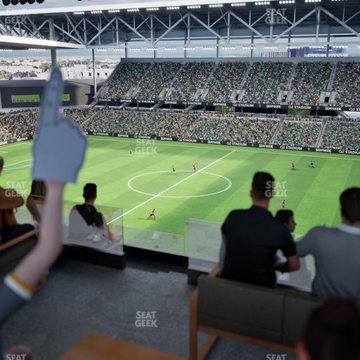 Q2 Stadium - Section Porch Table 4 Seat View