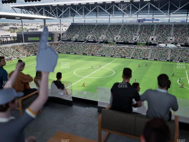 Q2 Stadium - Section Porch Table 4 Seat View