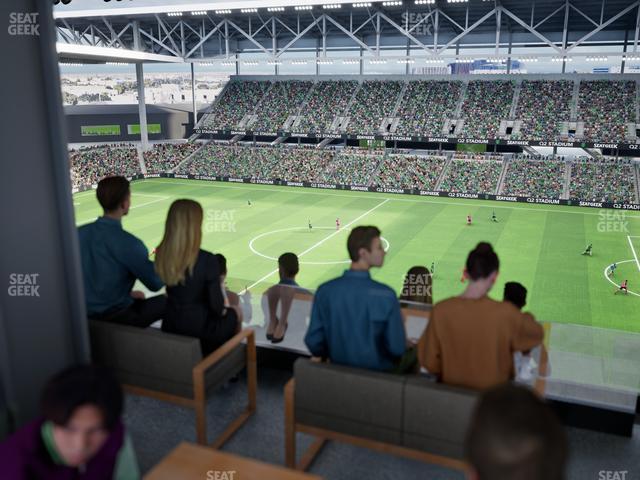 Q2 Stadium - Section Porch Table 5 Seat View