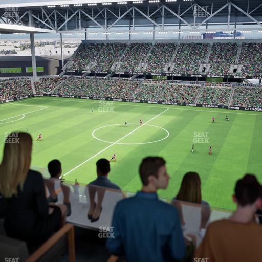 Q2 Stadium - Section Porch Table 6 Seat View