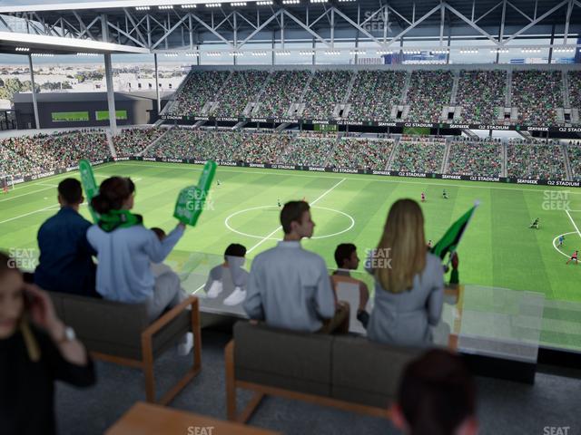 Q2 Stadium - Section Porch Table 7 Seat View