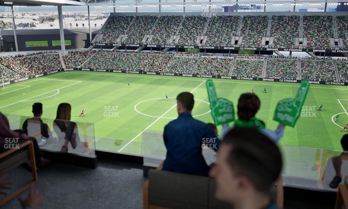 Q2 Stadium - Section Porch Table 8 Seat View