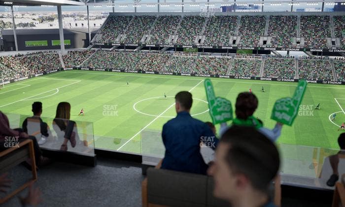 Q2 Stadium - Section Porch Table 8 Seat View