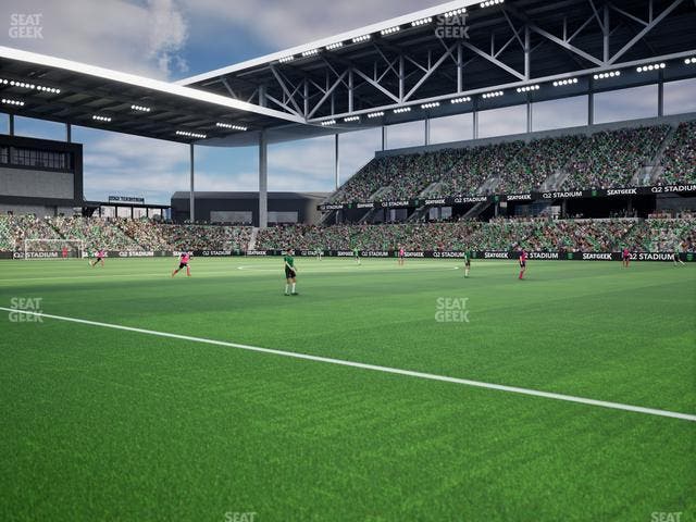 Q2 Stadium - Section Q 2 Field Club 1 Seat View