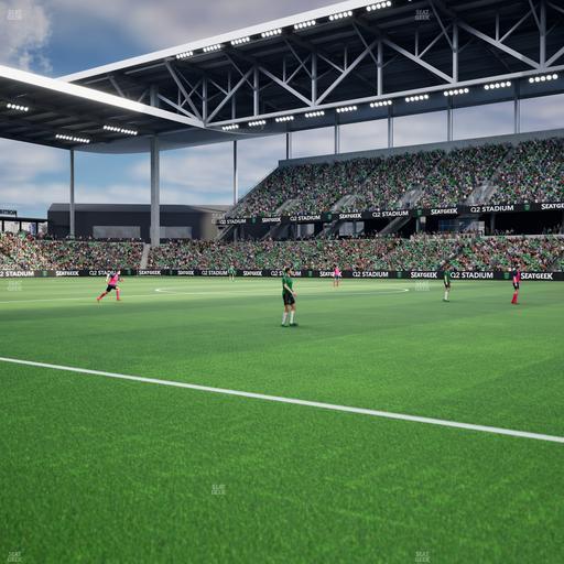 Q2 Stadium - Section Q 2 Field Club 2 Seat View