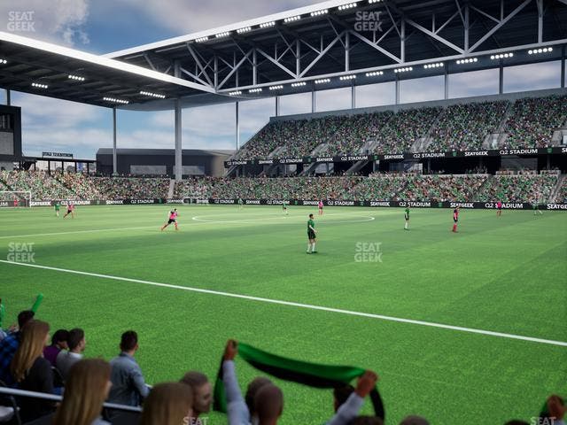 Q2 Stadium - Section Q 2 Field Club 2 Seat View
