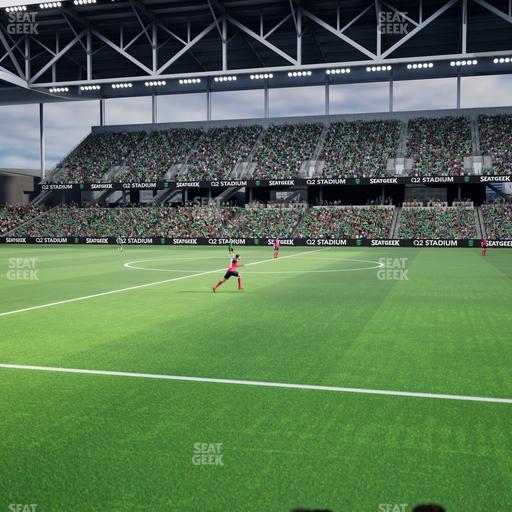 Q2 Stadium - Section Q 2 Field Club 5 Seat View
