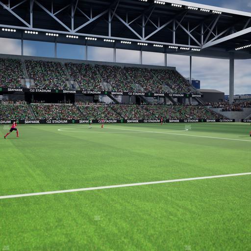 Q2 Stadium - Section Q 2 Field Club 7 Seat View