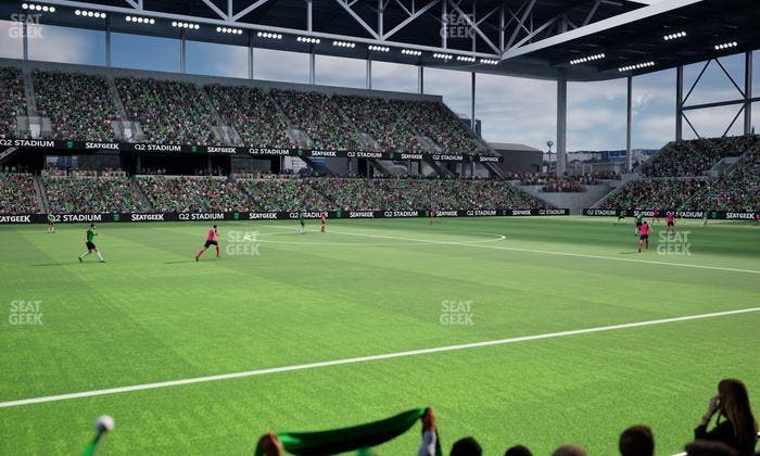 Q2 Stadium - Section Q 2 Field Club 8 Seat View