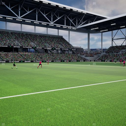 Q2 Stadium - Section Q 2 Field Club 9 Seat View