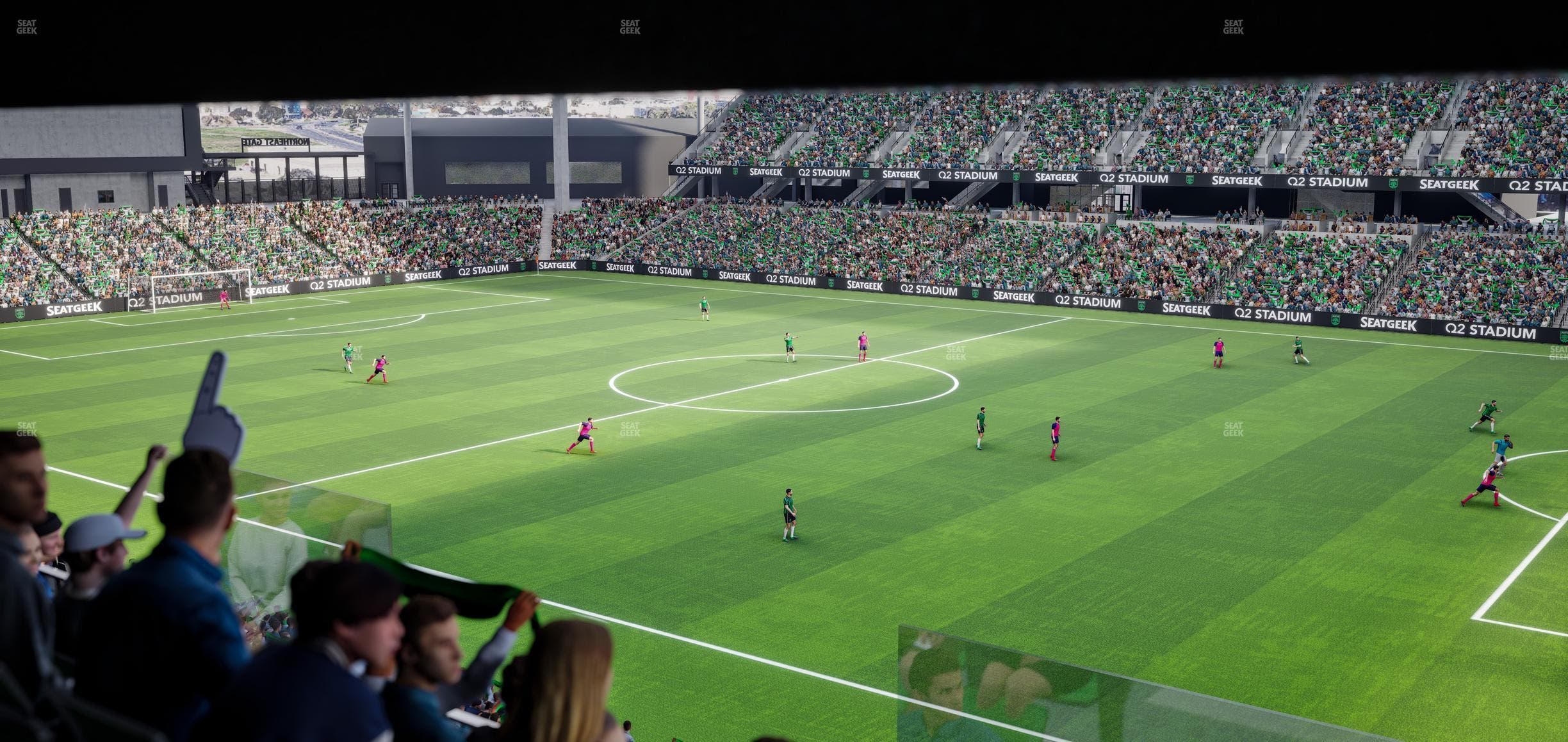 Q2 Stadium - Section Suite 2 Seat View