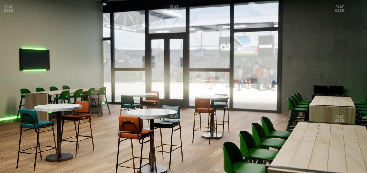 Q2 Stadium - Section Verde Loft Seat View