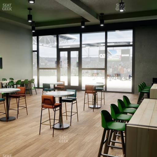 Q2 Stadium - Section Verde Loft Seat View