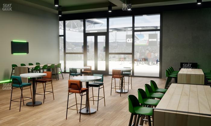 Q2 Stadium - Section Verde Loft Seat View